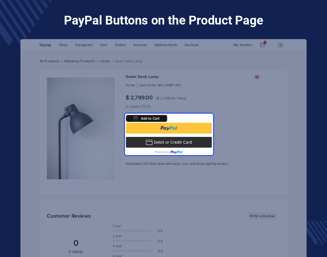 ERPNext Website PayPal Express Checkout