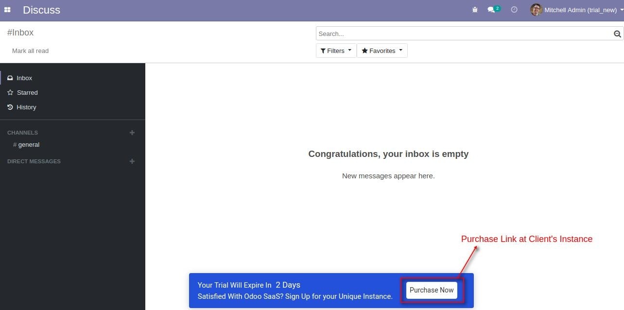 Odoo SaaS Kit Trial