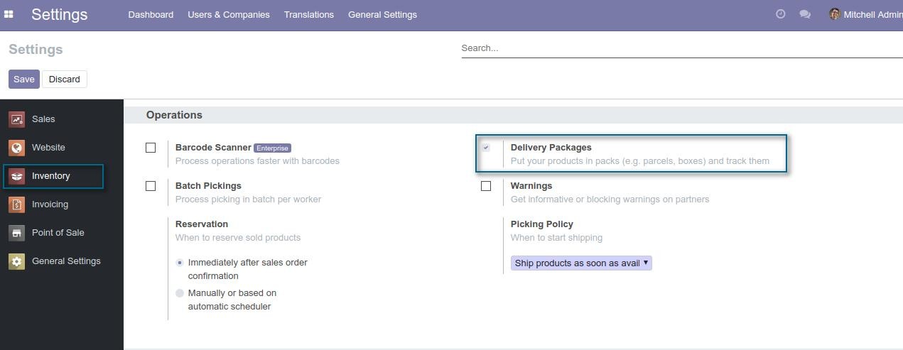 Odoo APC Overnight Shipping Integration