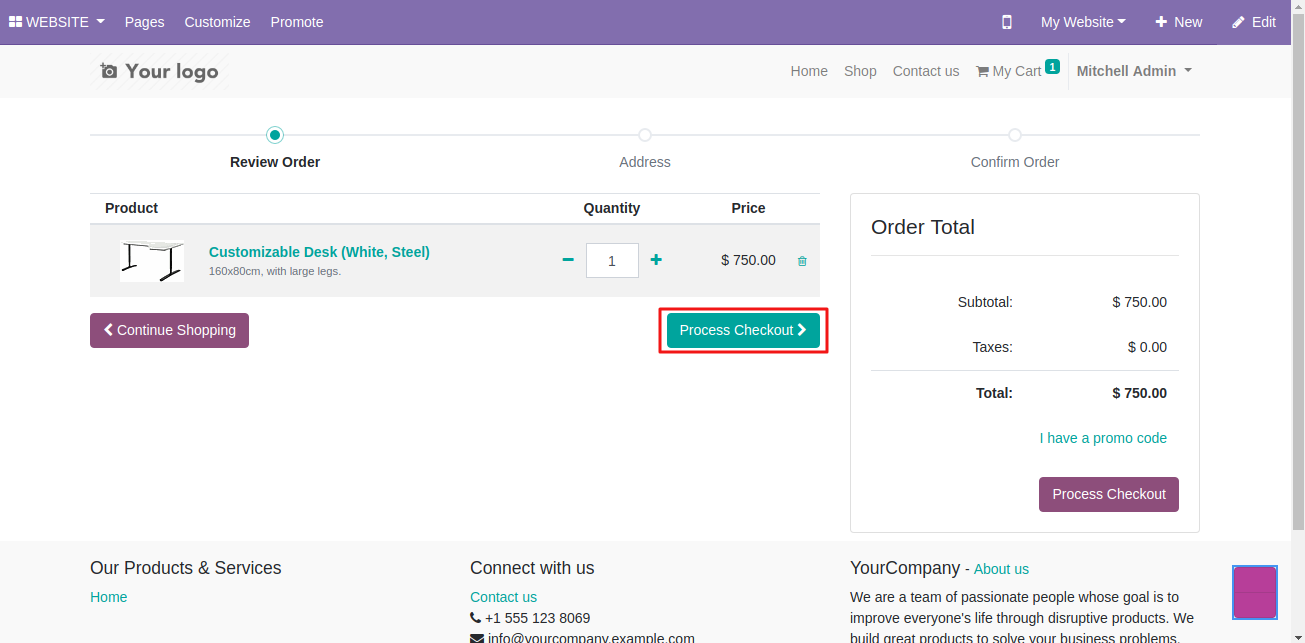 Odoo Website Wepay Payment Acquirer