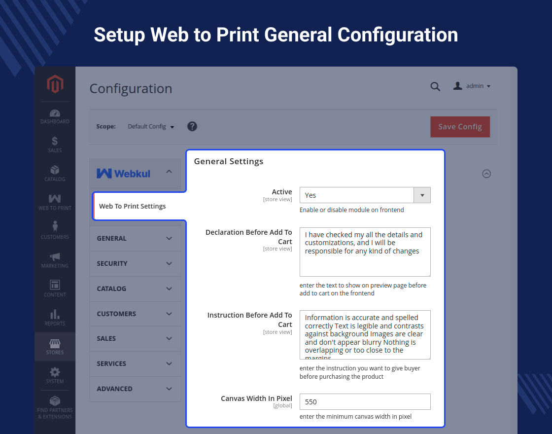 Magento 2 Web To Print