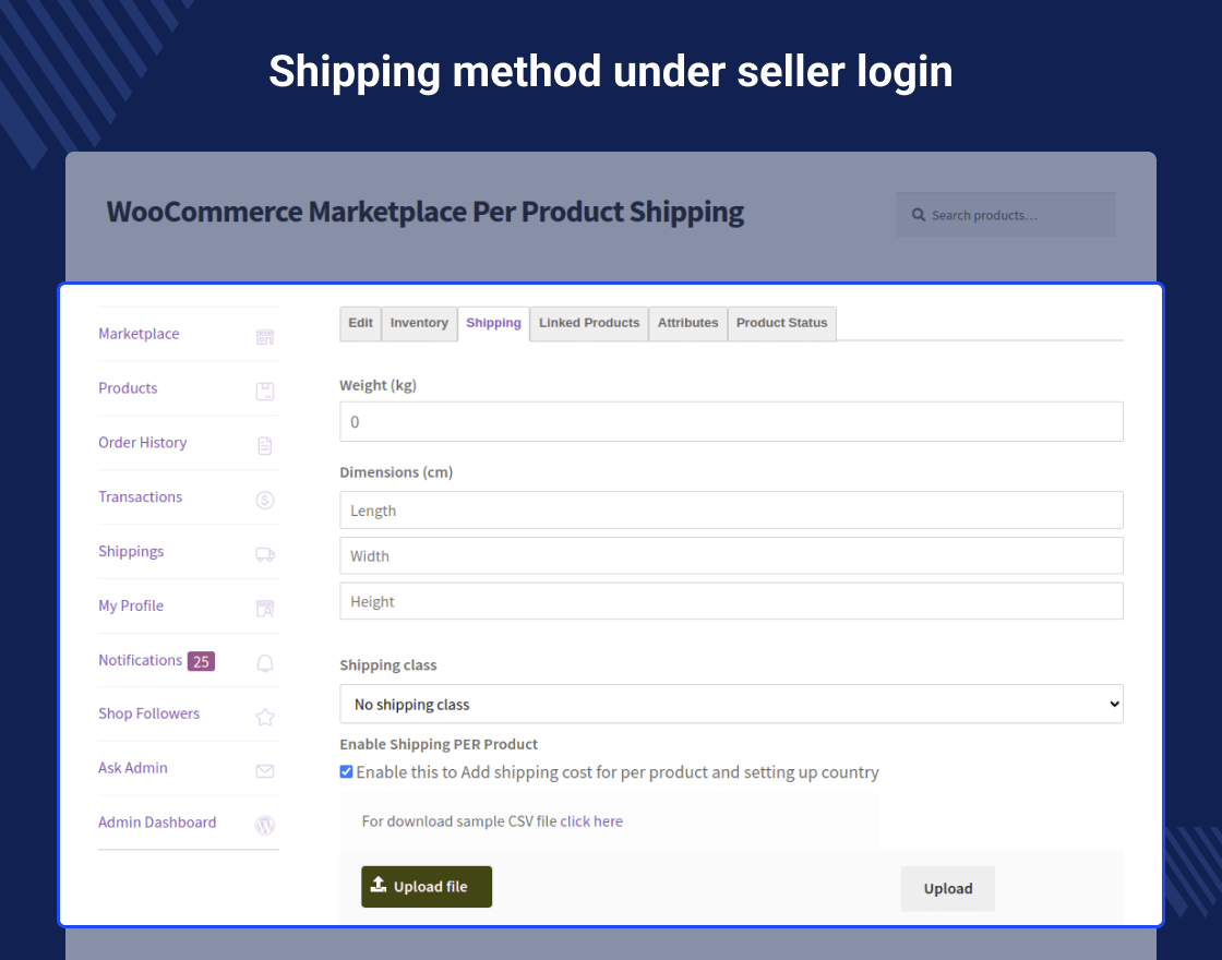 Multi Vendor Per Product Shipping for WooCommerce