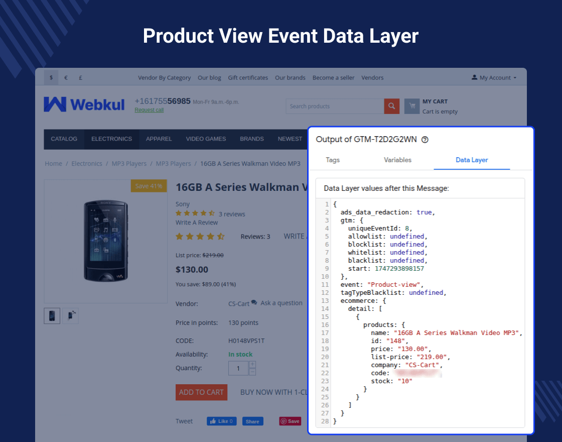 CS-Cart GTM Manager Plugin