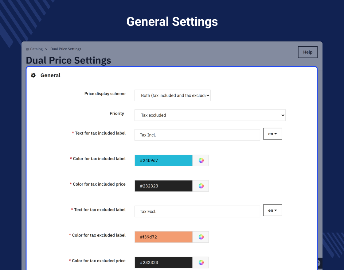 Prestashop Price Dual Display Tax incl and Tax excl