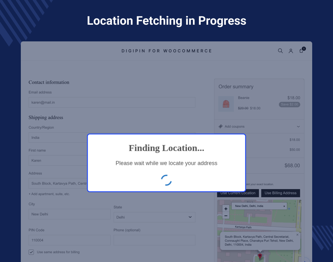 Digipin for WooCommerce