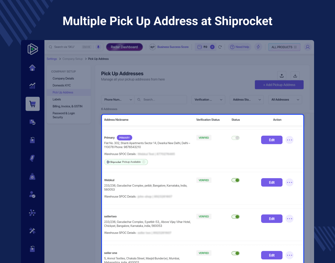 WooCommerce Marketplace Shiprocket Shipping