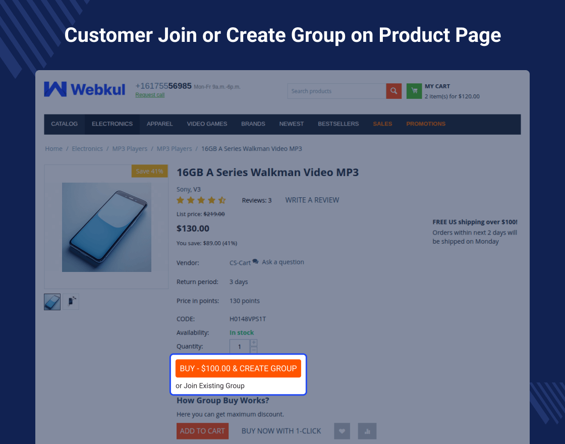 CS-Cart Group Buy Discount