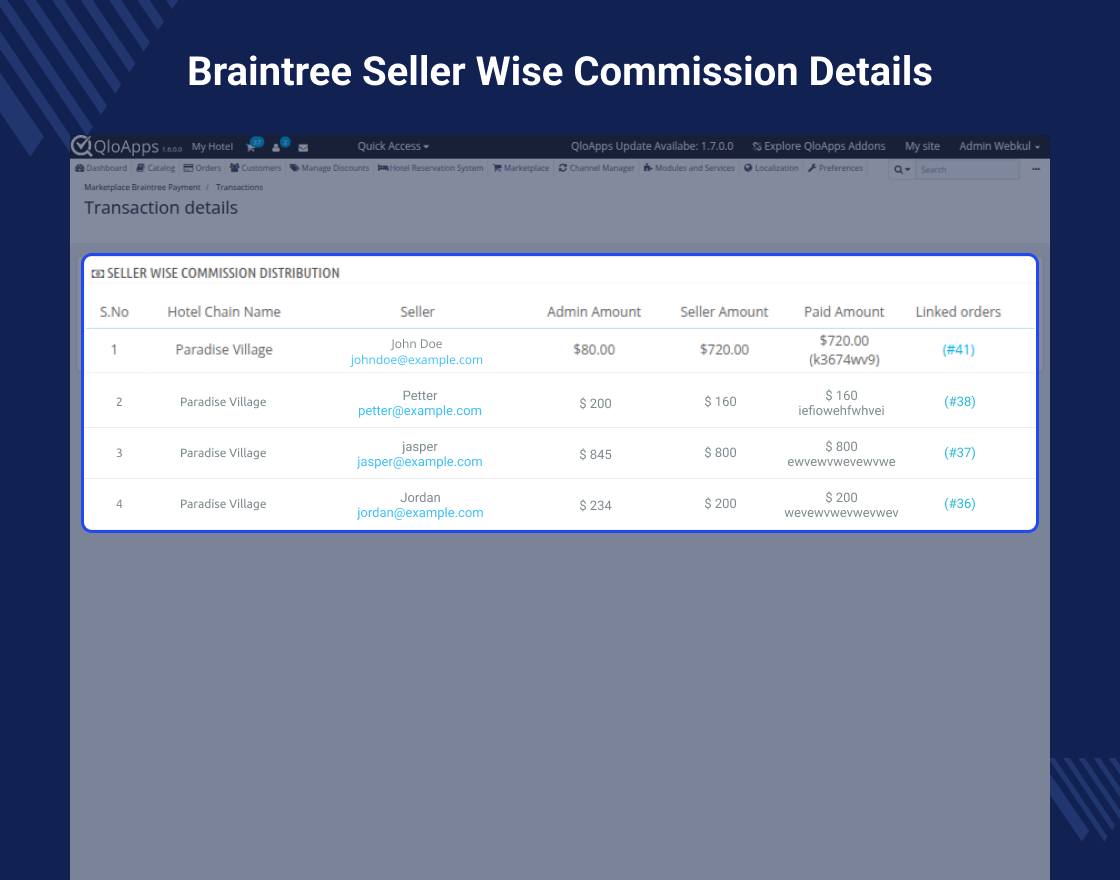 QloApps Marketplace Braintree Payment Gateway