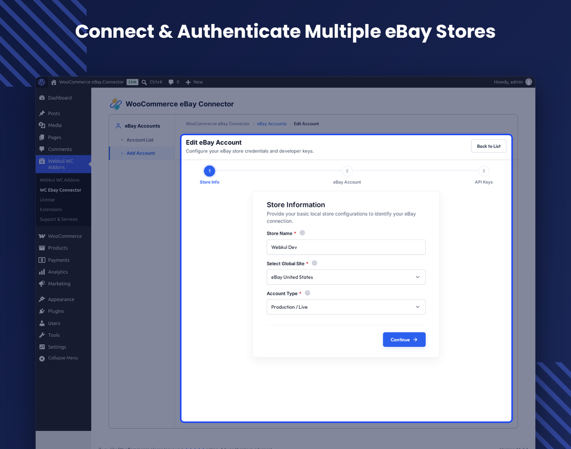 WooCommerce eBay Connector
