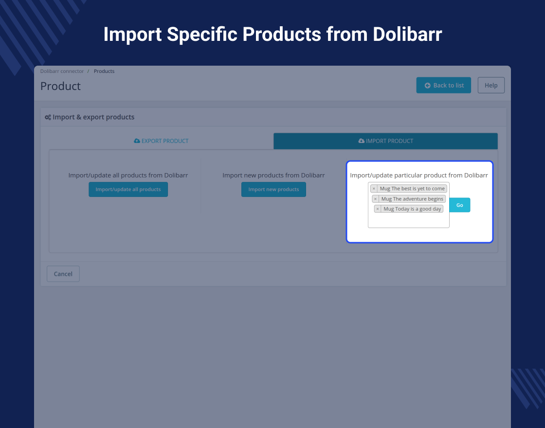 PrestaShop Dolibarr Connector
