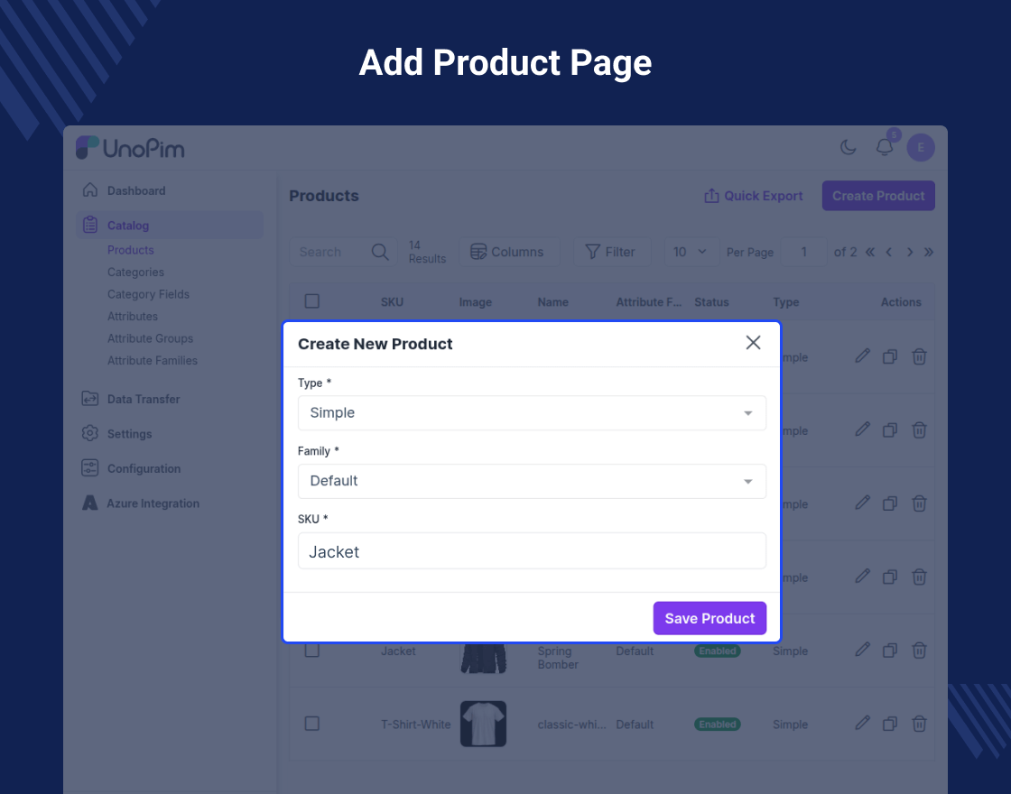 UnoPim Azure Integration