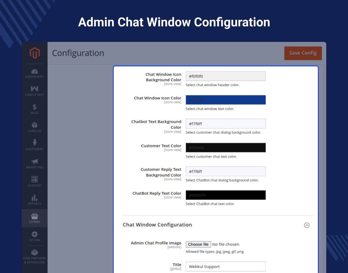 Magento 2 Chatbot Using OpenAI ( ChatGPT ) LLM