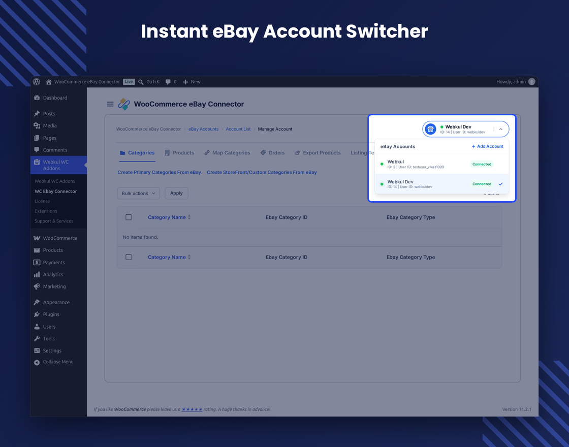 WooCommerce eBay Connector