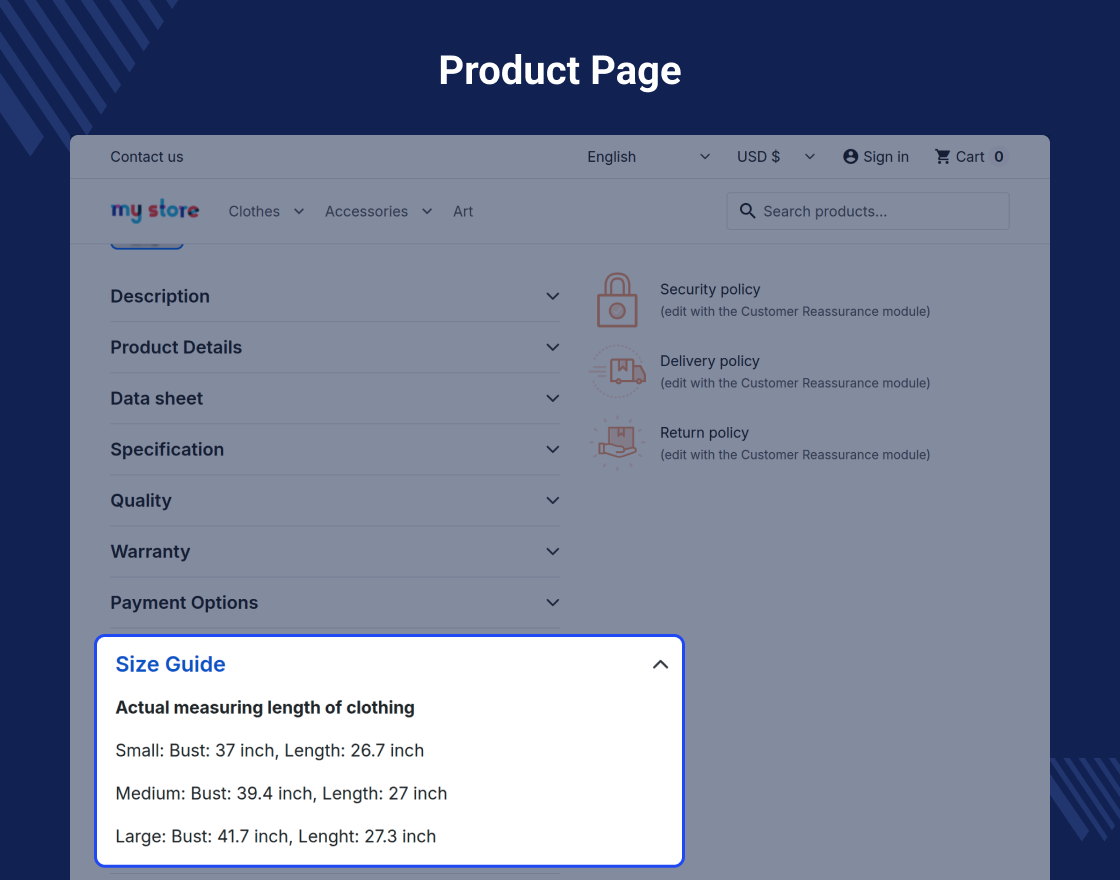 Prestashop Product Page Additional Custom Tabs
