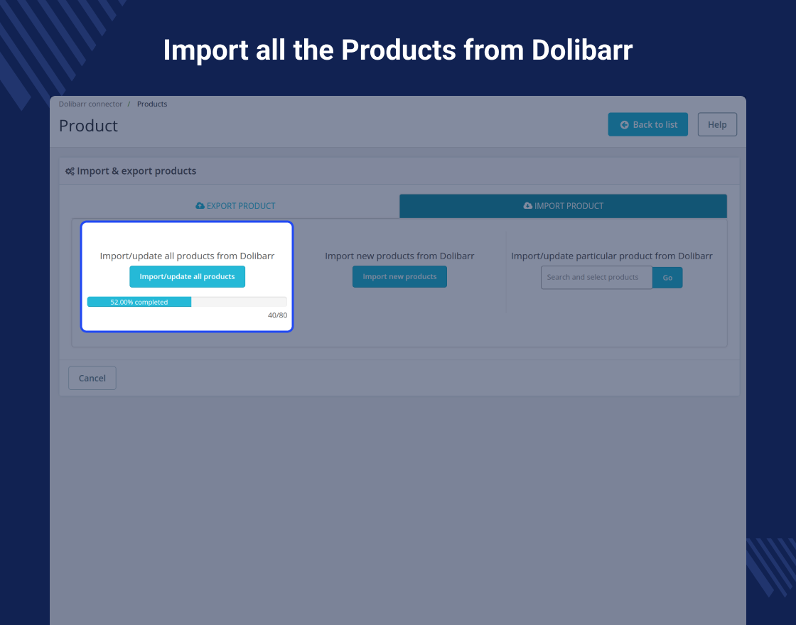 PrestaShop Dolibarr Connector