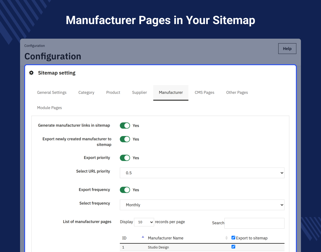 PrestaShop Sitemap Generator