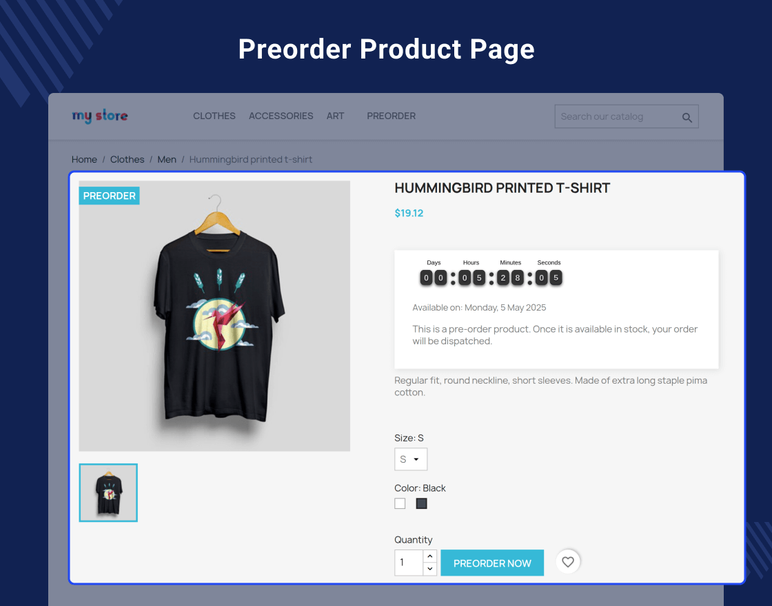 Prestashop Preorder