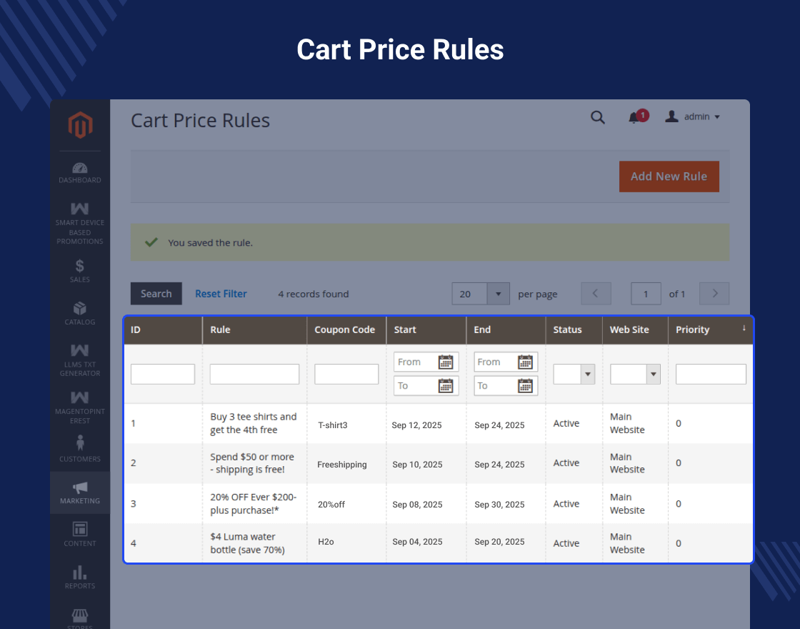 Magento 2 Smart Device Promotions