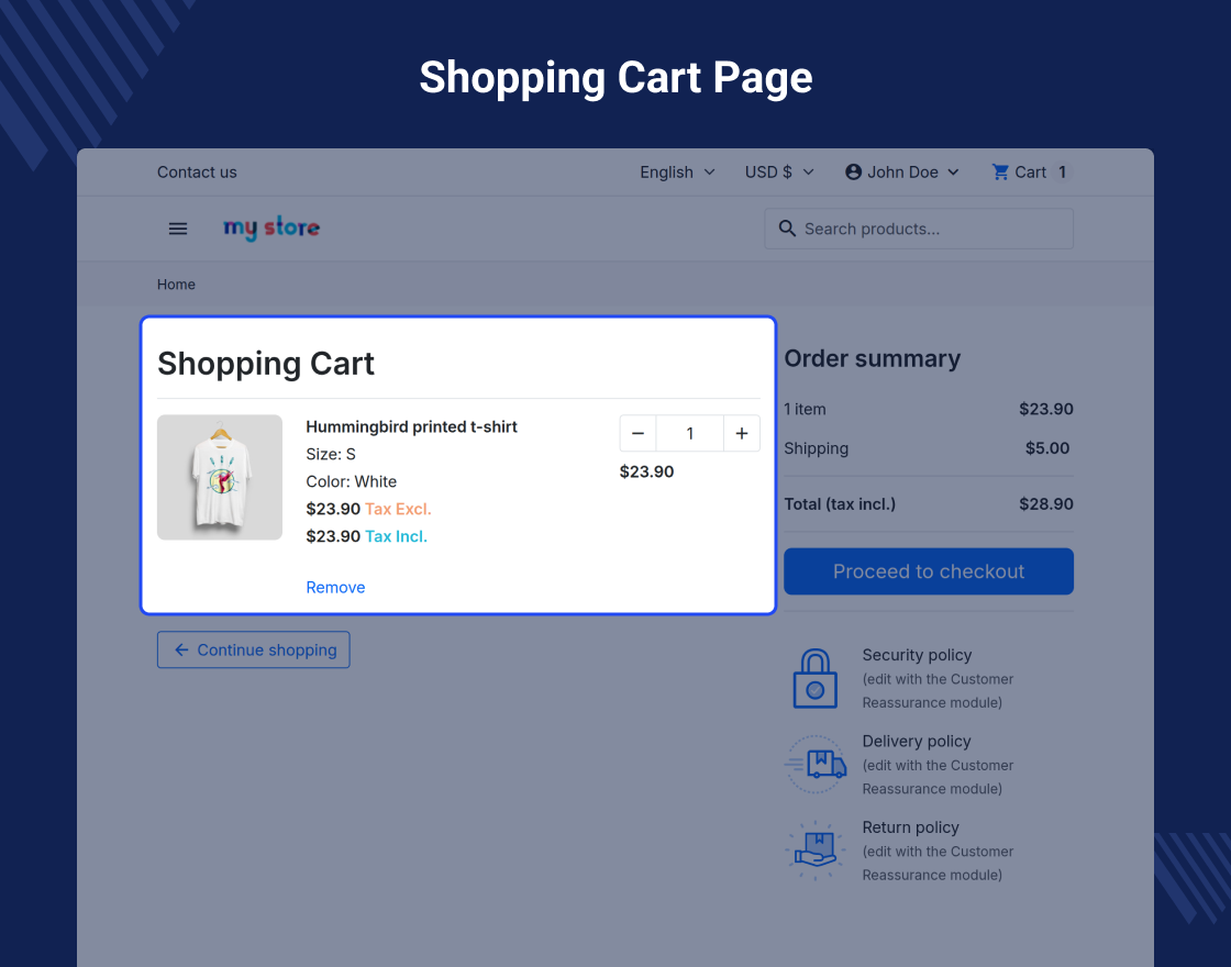 Prestashop Price Dual Display Tax incl and Tax excl
