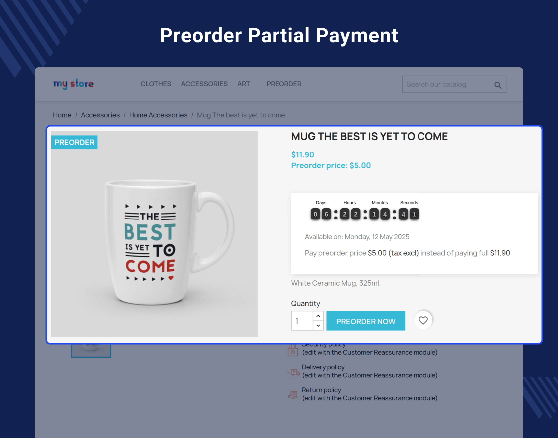 Prestashop Preorder