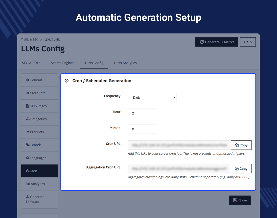 Prestashop LLMs TXT Generator