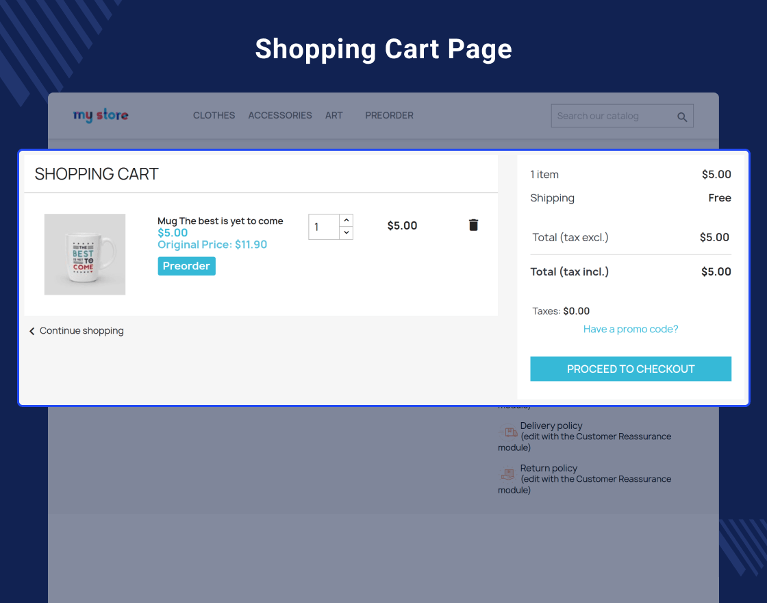 Prestashop Preorder