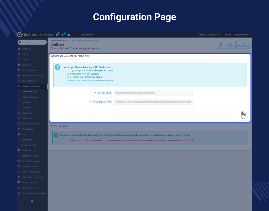 QloApps PMS & Channel manager Connector
