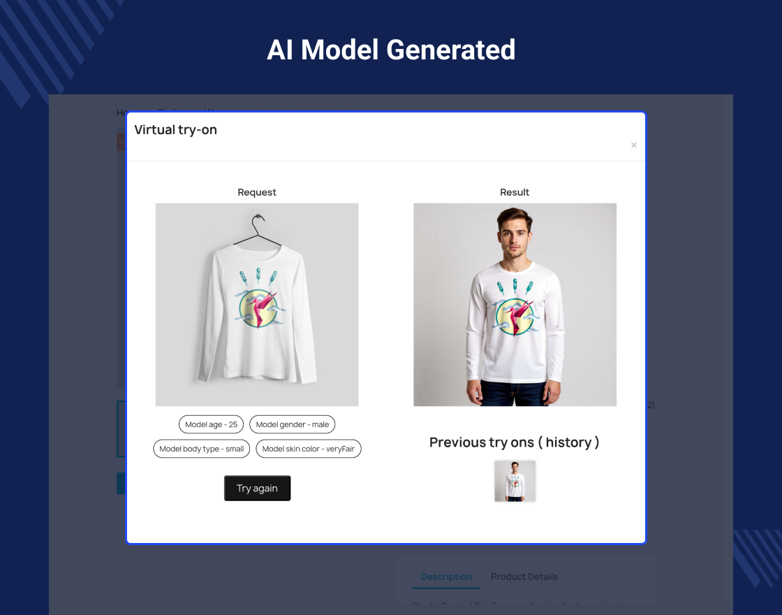 Prestashop Generate AI Model by Image