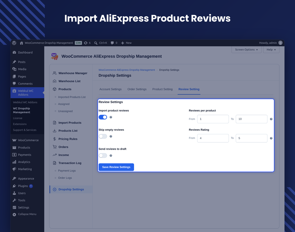 AliExpress Dropship for WooCommerce
