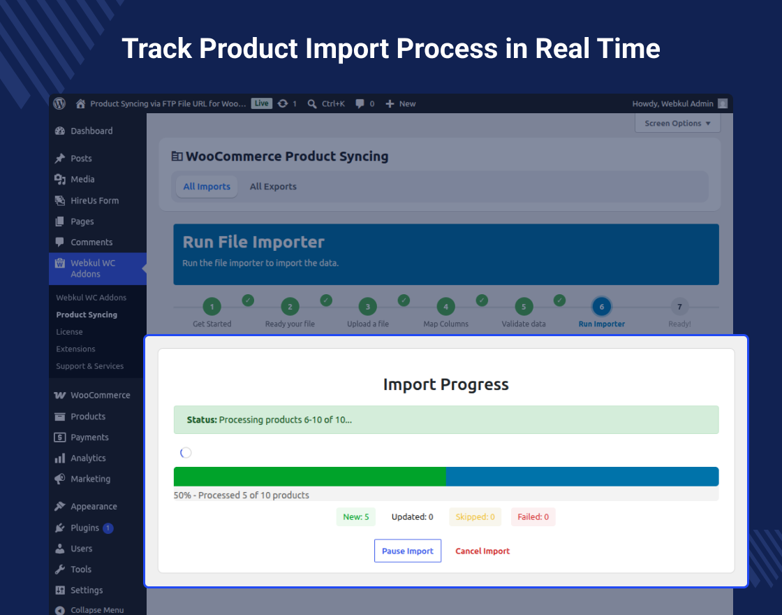 WooCommerce Product Import - XML CSV URLs