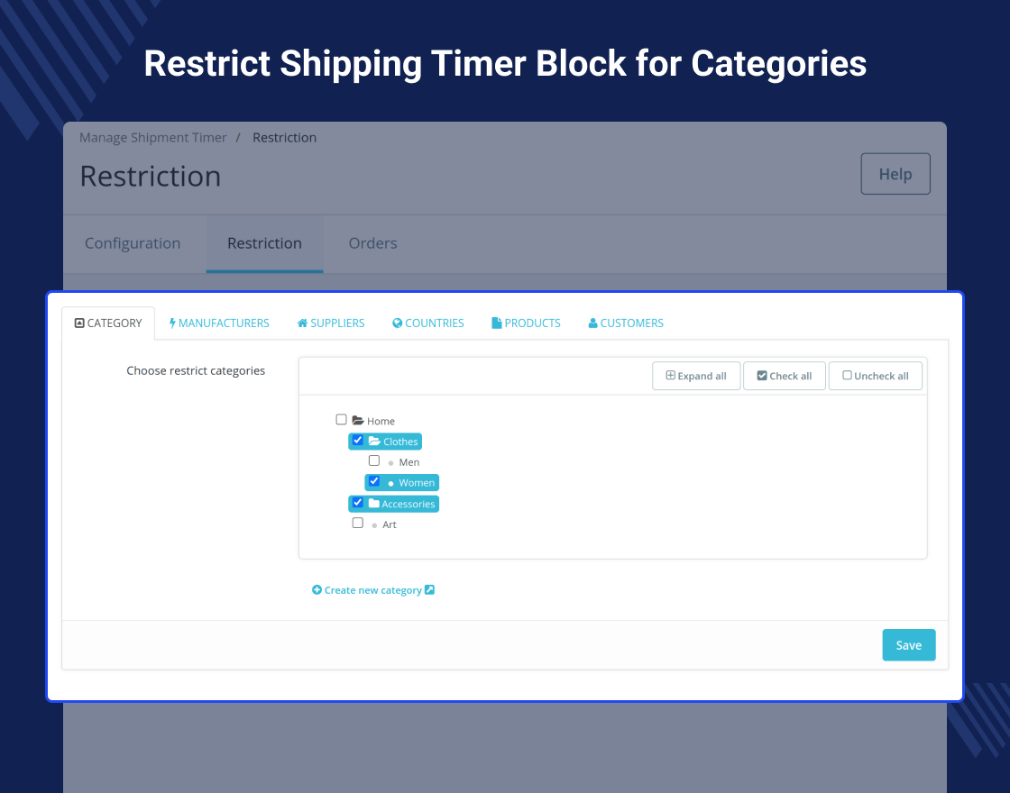Prestashop Shipment Timer