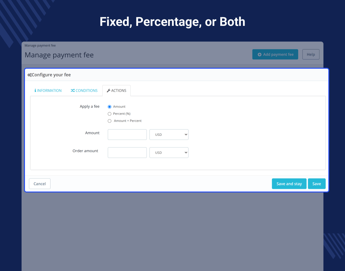 PrestaShop Payment Extra Fee/Discount