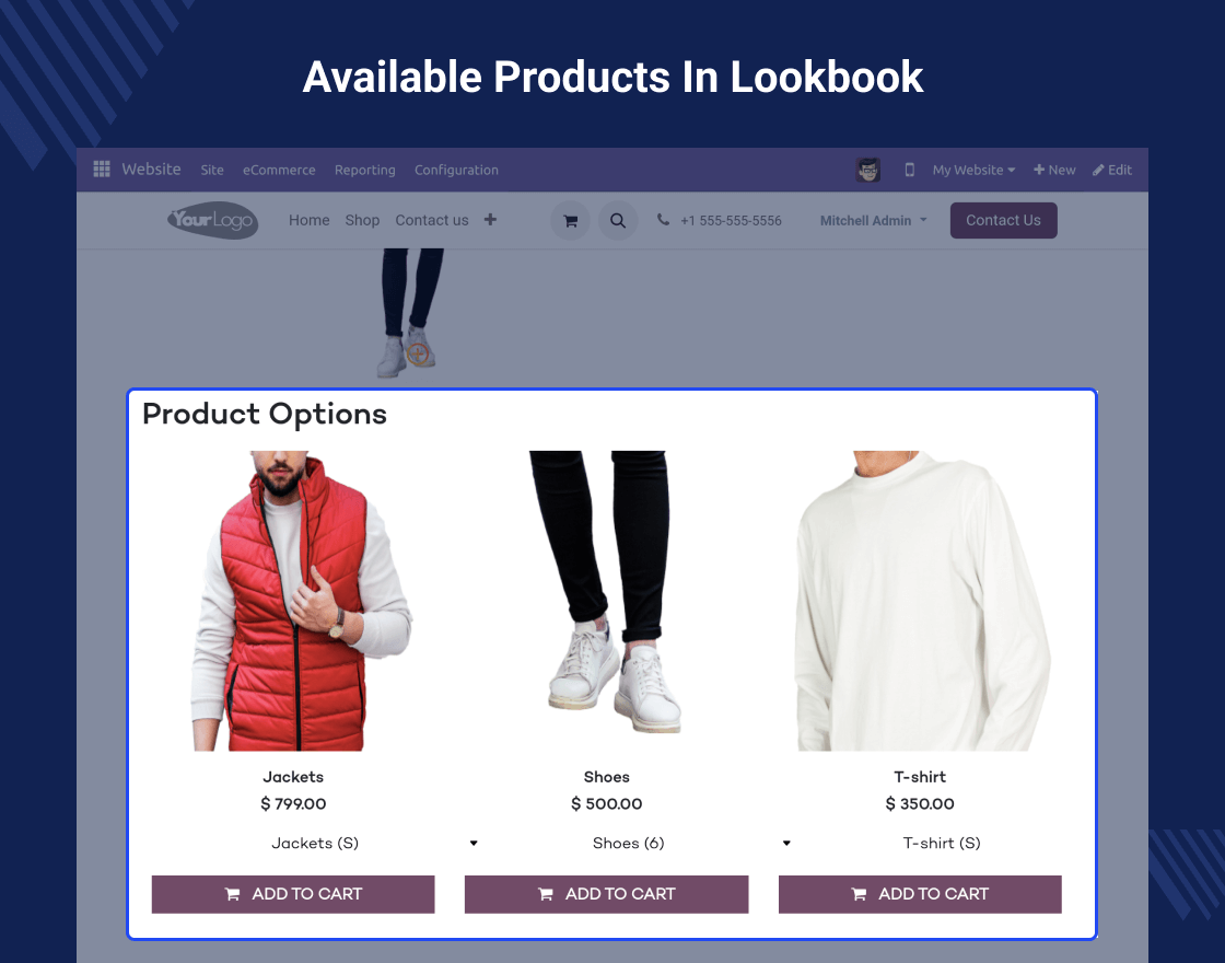 Odoo Website Shop the Look