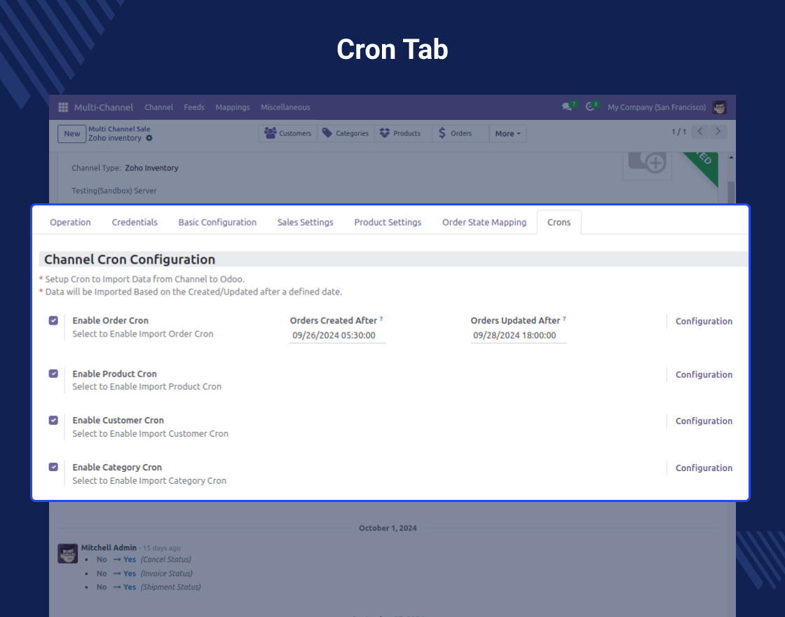Odoo Zoho Inventory Connector