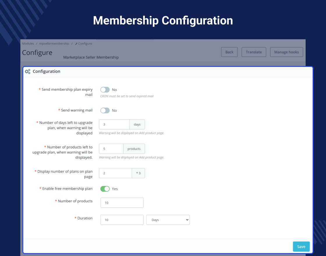 Prestashop Marketplace Directory Listing