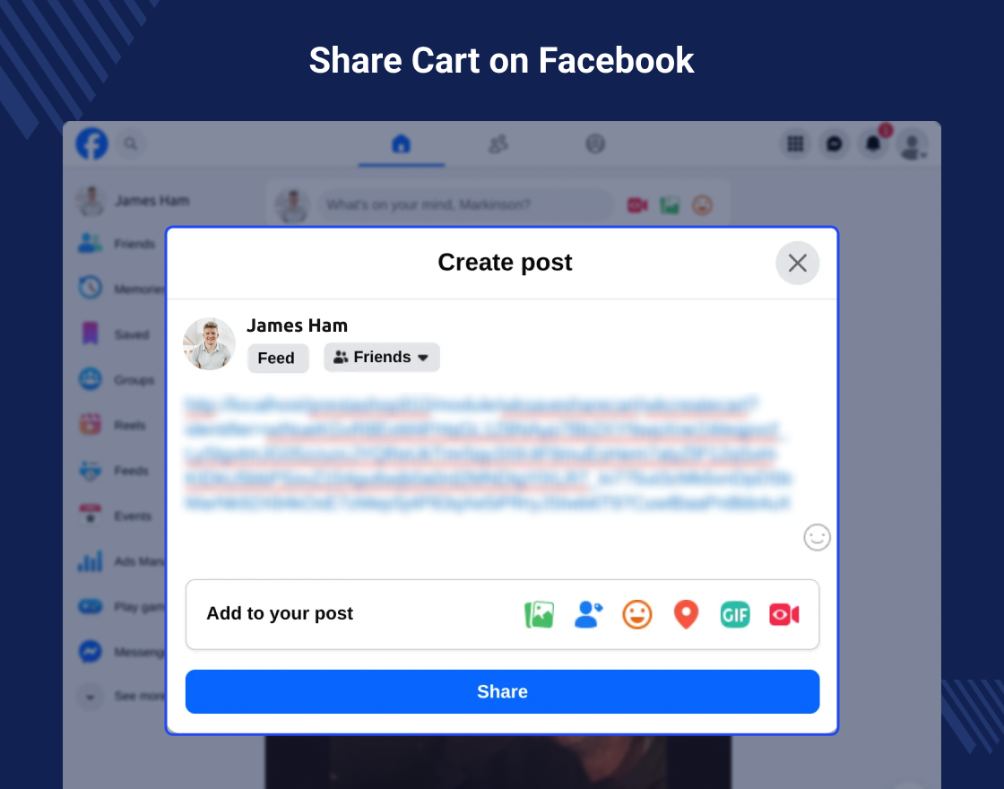 PrestaShop Save and Share Cart