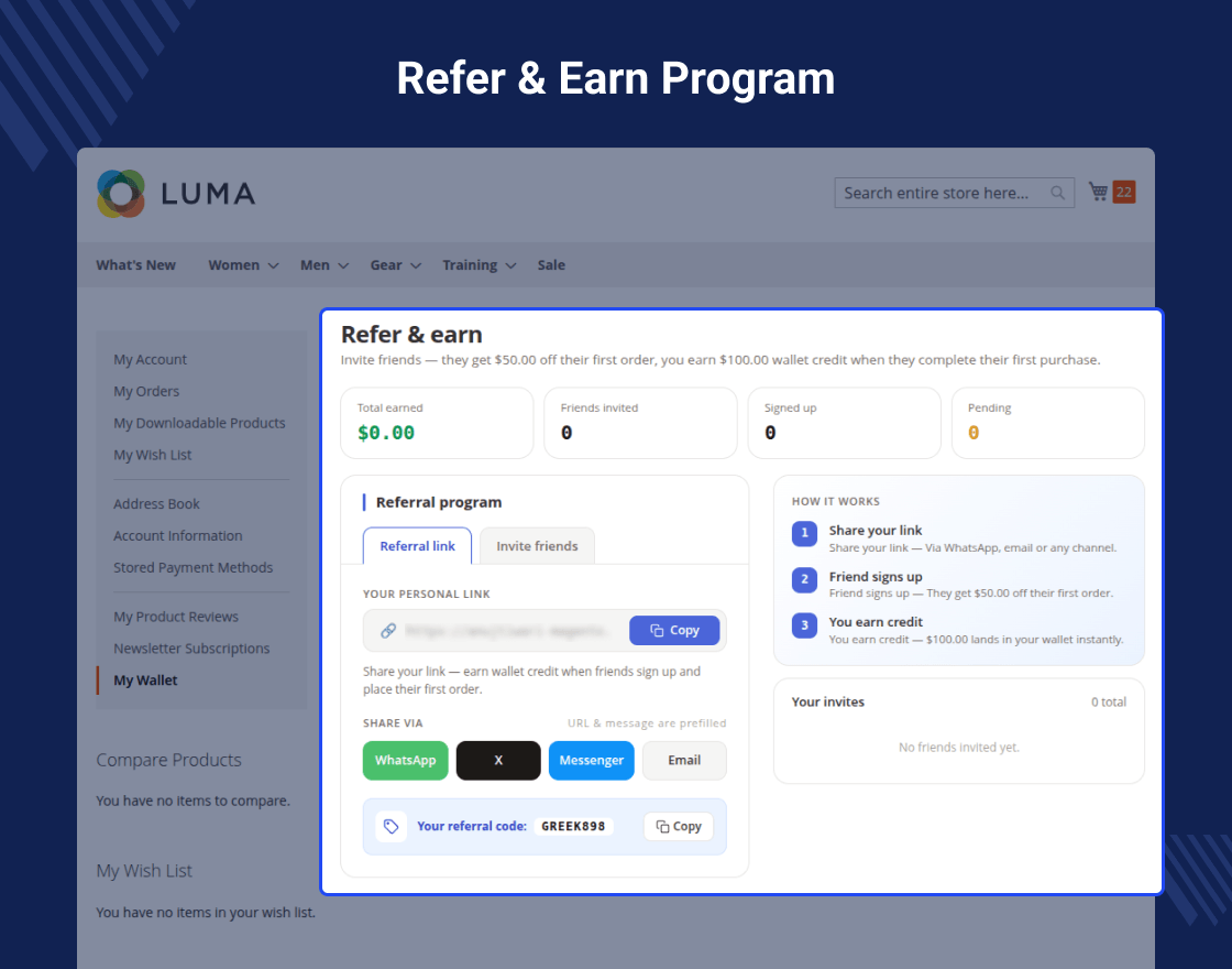 Magento 2 Wallet Extension