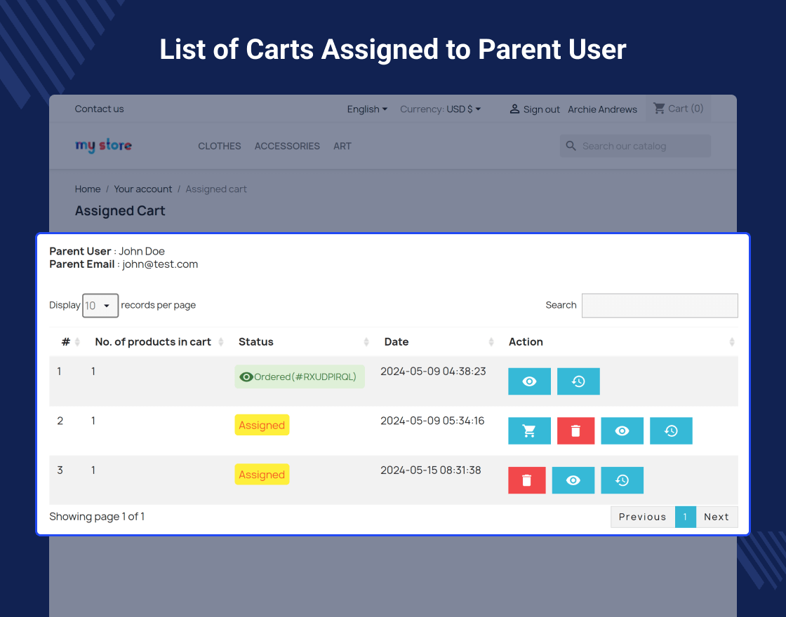 PrestaShop Add Sub-User Account for Buying
