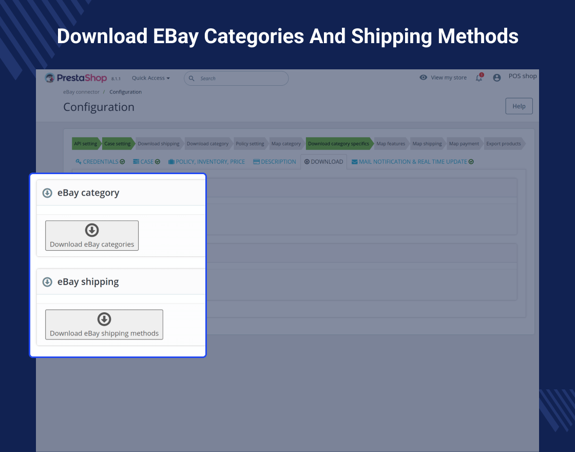 PrestaShop eBay Connector | Import/Export eBay Products