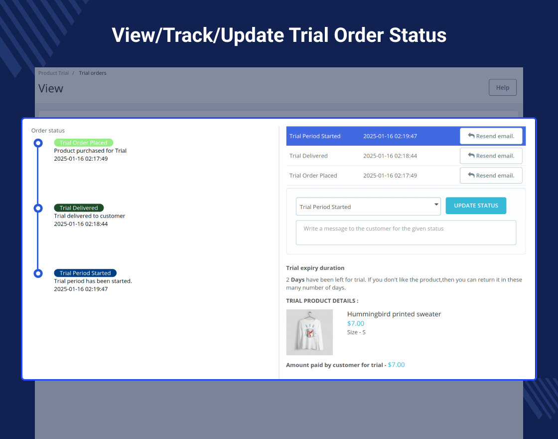 Prestashop Product Trial