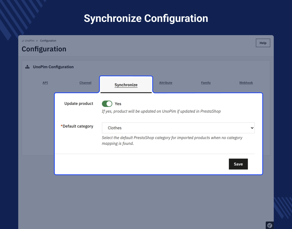 UnoPim Connector For Prestashop