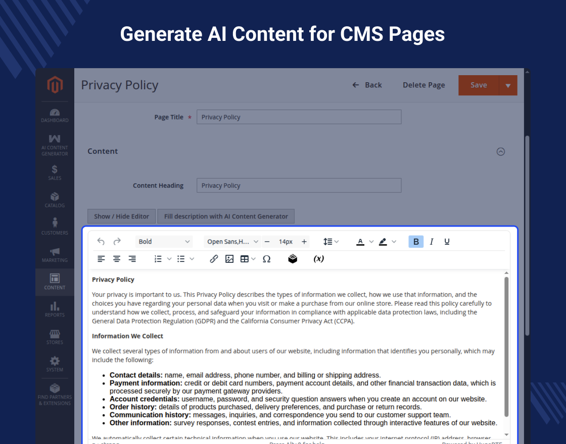 Magento 2 ChatGPT Extension