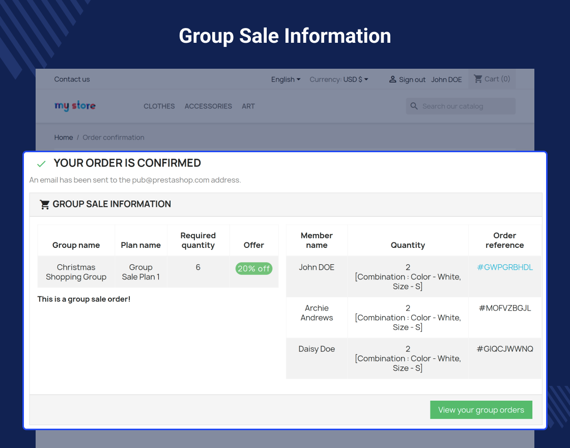 PrestaShop Group Buy