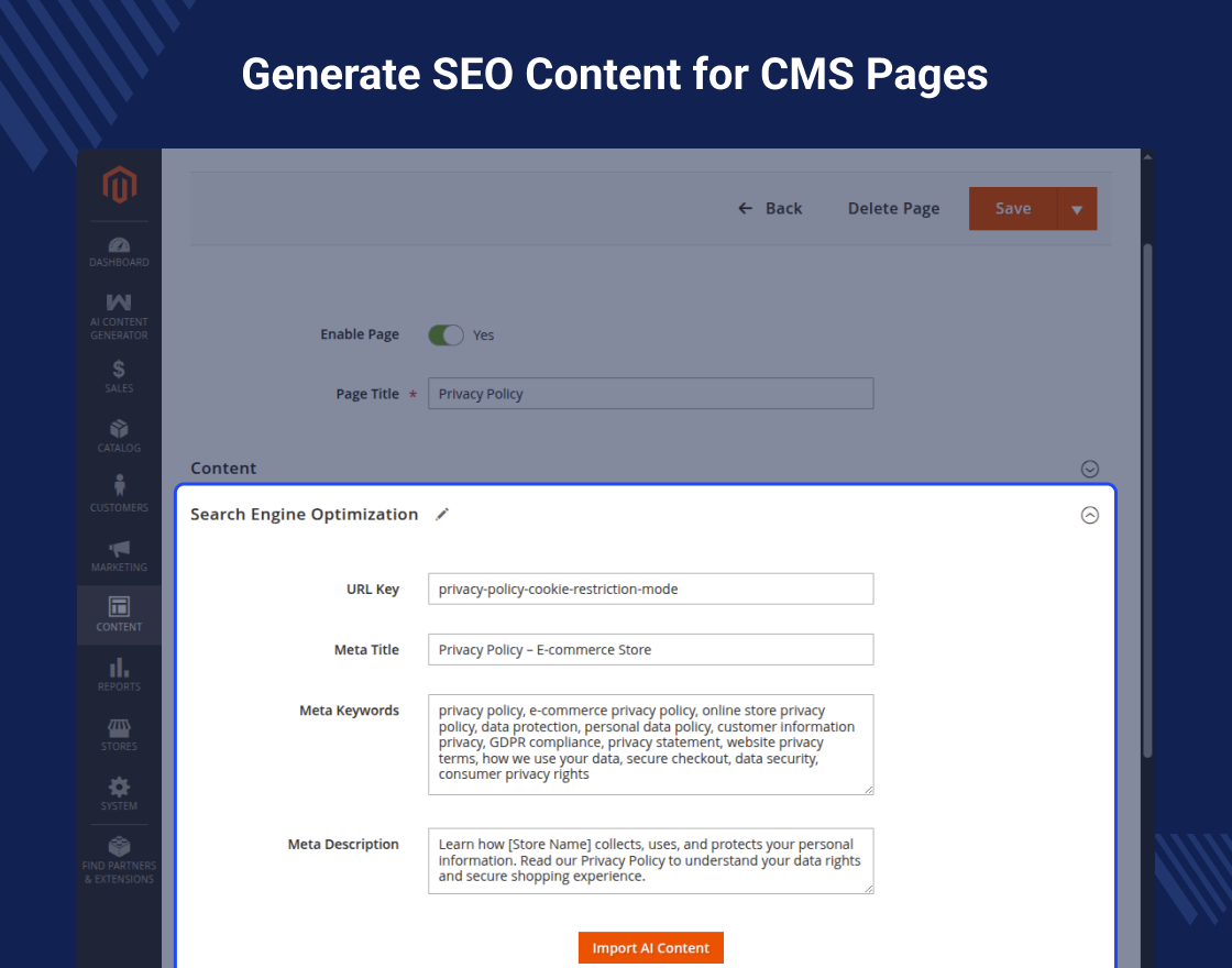 Magento 2 ChatGPT Extension