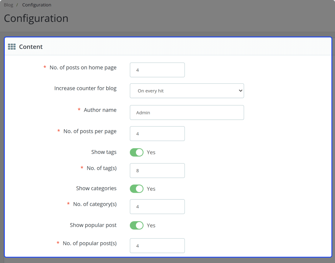 Prestashop Advanced Blog