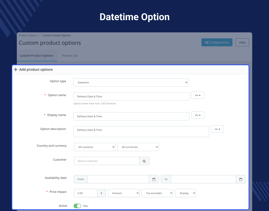 PrestaShop Custom Product Options | Add Extra Fields to Product