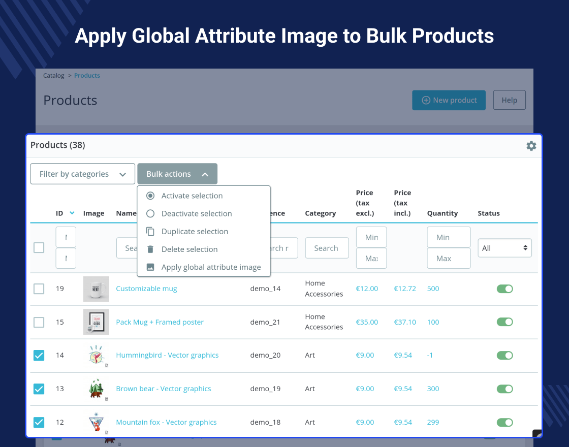 Prestashop Product Attribute Image