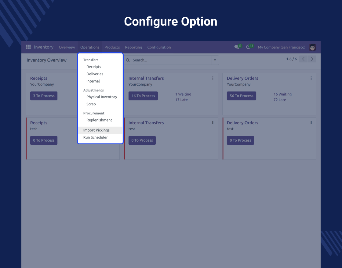 Odoo Advance Pickings Import