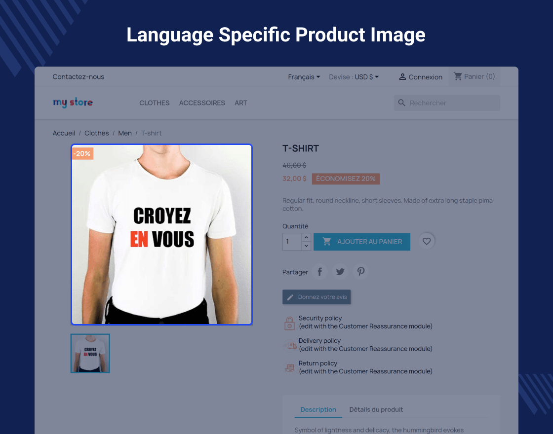 Prestashop Language Specific Product Images