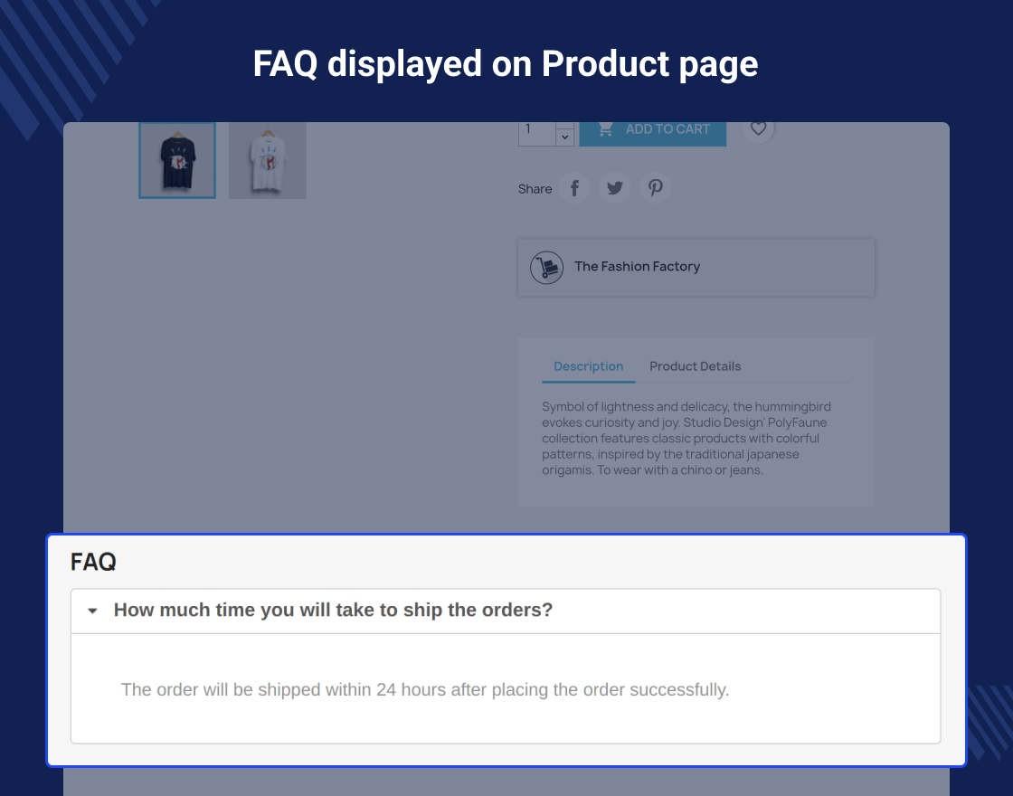 Prestashop Marketplace Product FAQ